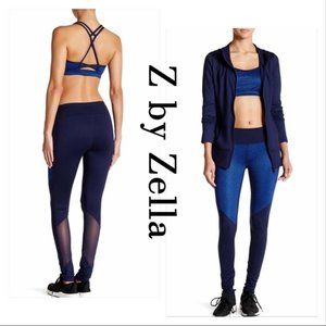 Z by Zella Women's Block it to Me Blue Leggings. * Size ~ XS *